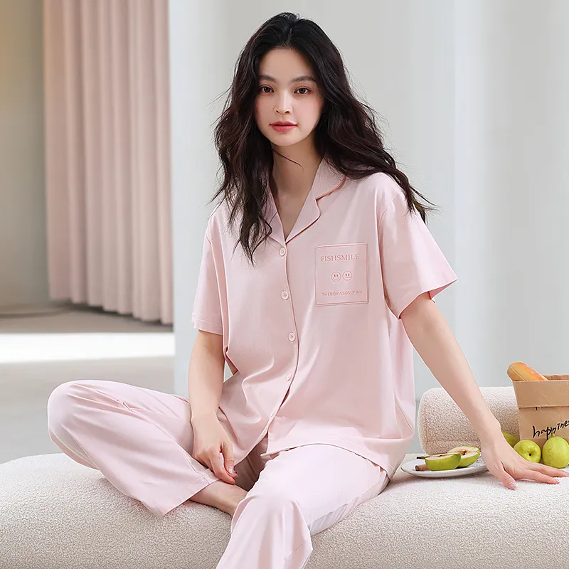 GOSO Pajama Set Women's Light Pink-5
