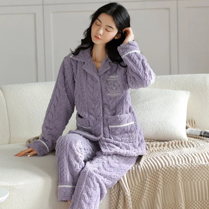 GOSO Pajama Set Women's Light Lavender-3