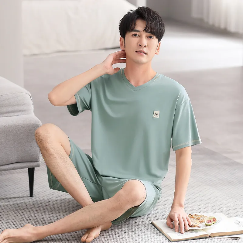 GOSO Pajama Set Men's Turquoise-5