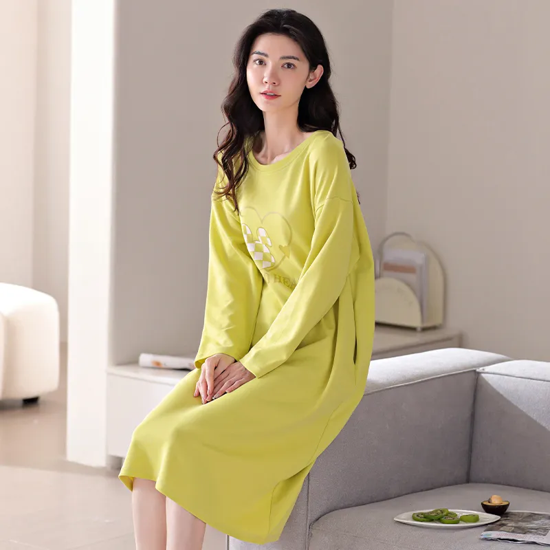 GOSO Nightgown Women's Neon Yellow-1