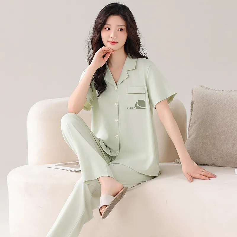 GOSO Pajama Set Women's Turquoise-4