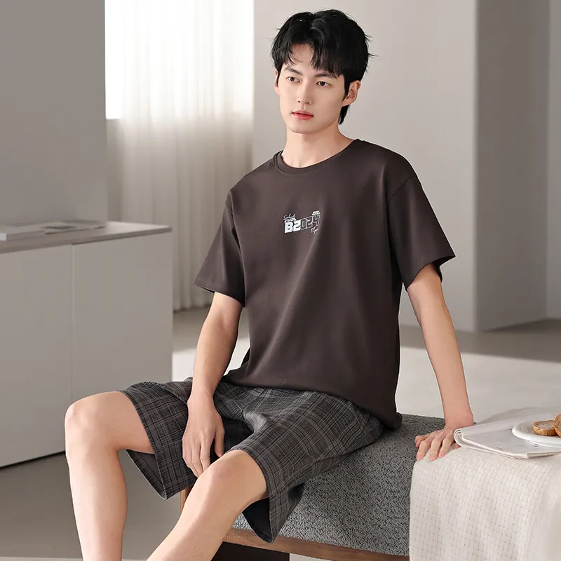 GOSO Pajama Set Men's Little Bean Color-4