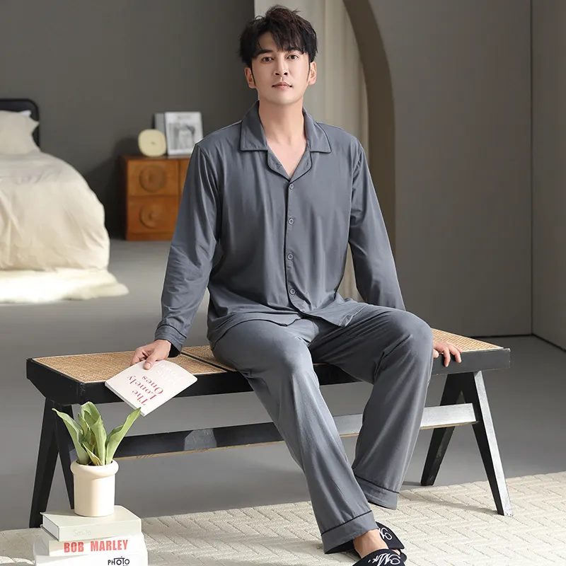 GOSO Pajama Set Men's Slate Gray-6