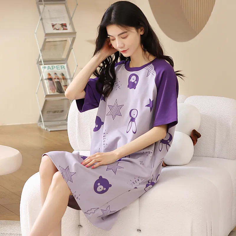 GOSO Nightgown Women's Dark Violet-1