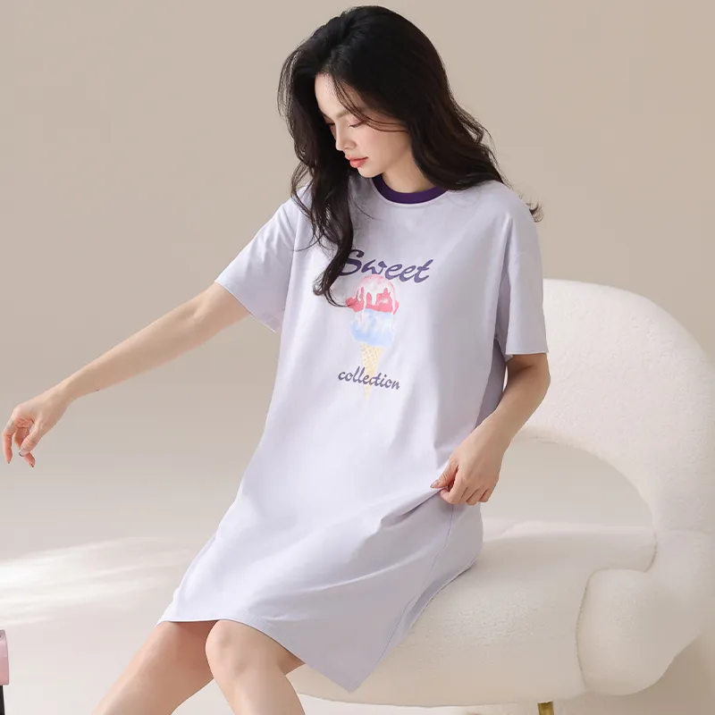 GOSO Nightgown Women's Light Lavender-4