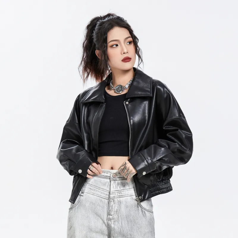 OVERPROTECTION Leather Jacket Unisex-2