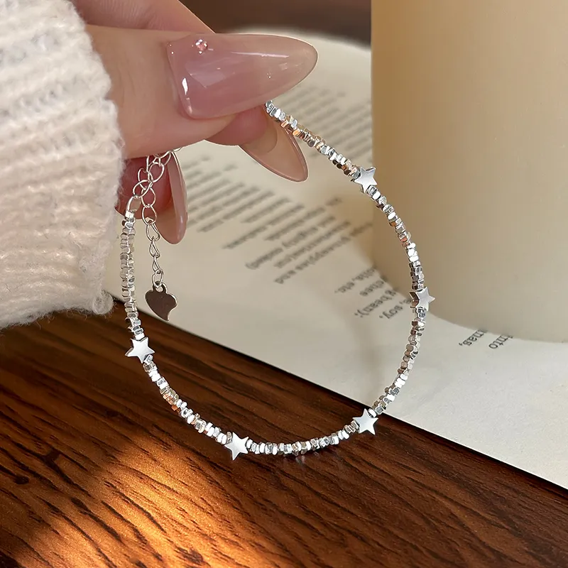 Silver 925 Sterling Silver Bracelets Women's-1