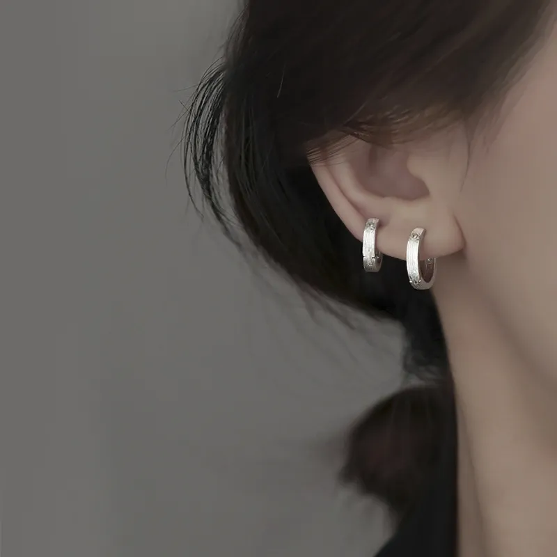 Silver 999 Fine Silver Earrings Women's-12