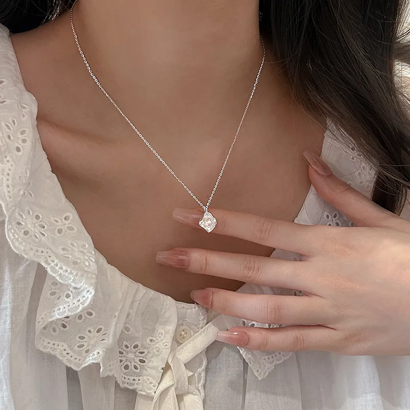 Silver S925 Silver Pearl Women's Silver-5