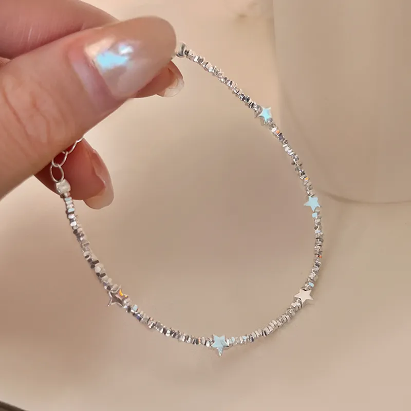 Silver 925 Sterling Silver Bracelets Women's-5