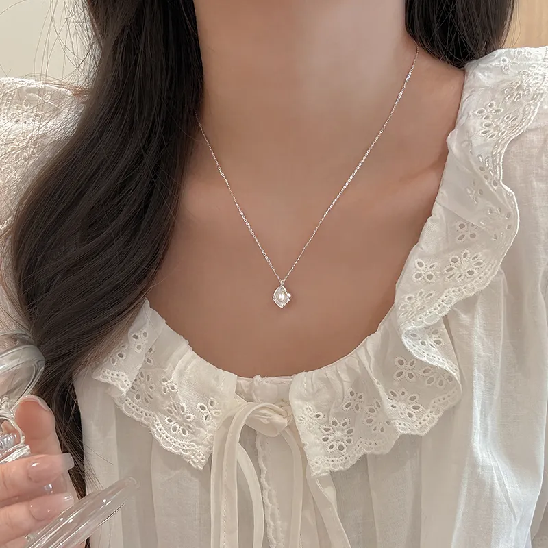 Silver S925 Silver Pearl Women's Silver-4