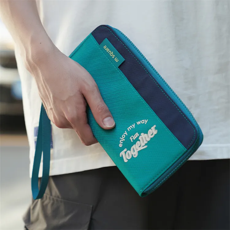 M Square Polyester Passport Holder Regular Unisex Multicolor-16