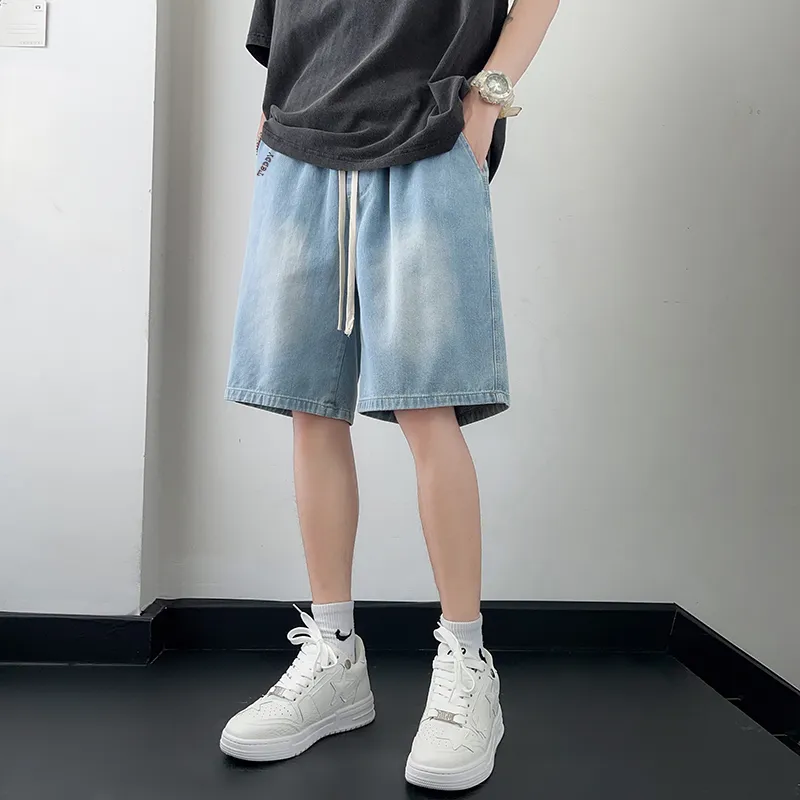 Teddy Bear Collection Denim Shorts Unisex-8