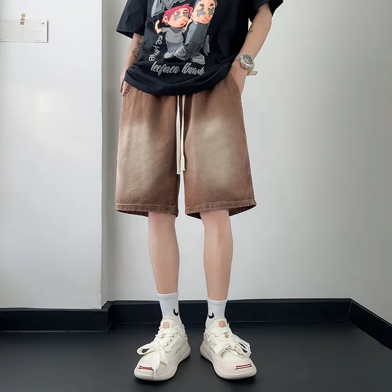 Teddy Bear Collection Denim Shorts Unisex-12