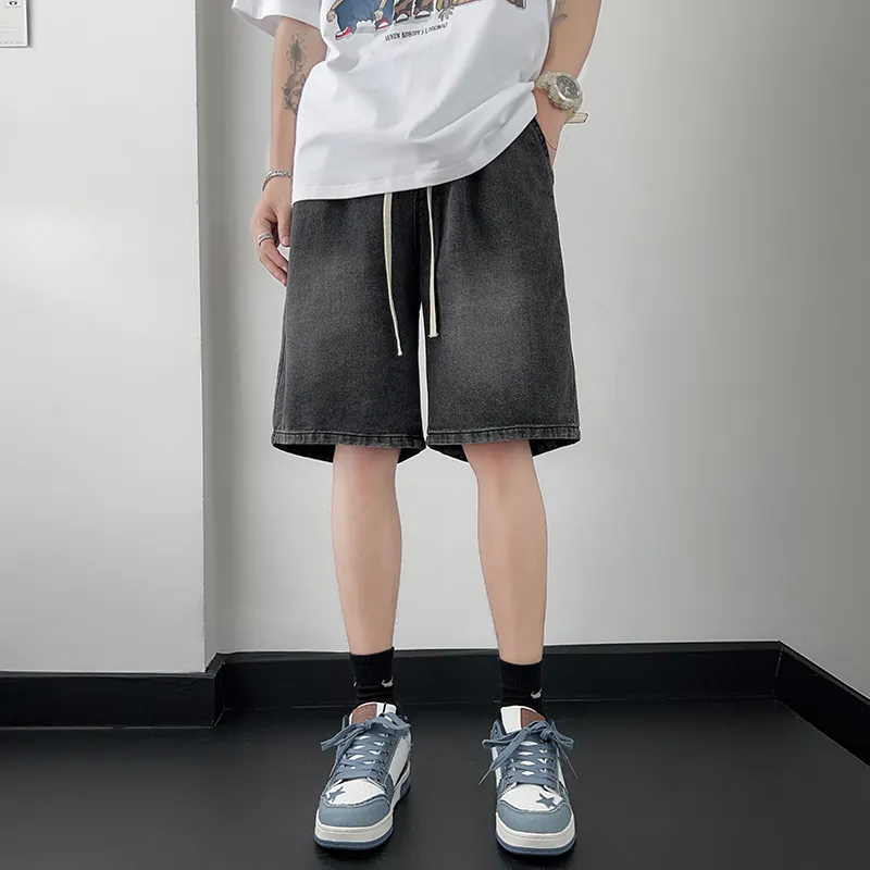 Teddy Bear Collection Denim Shorts Unisex-2