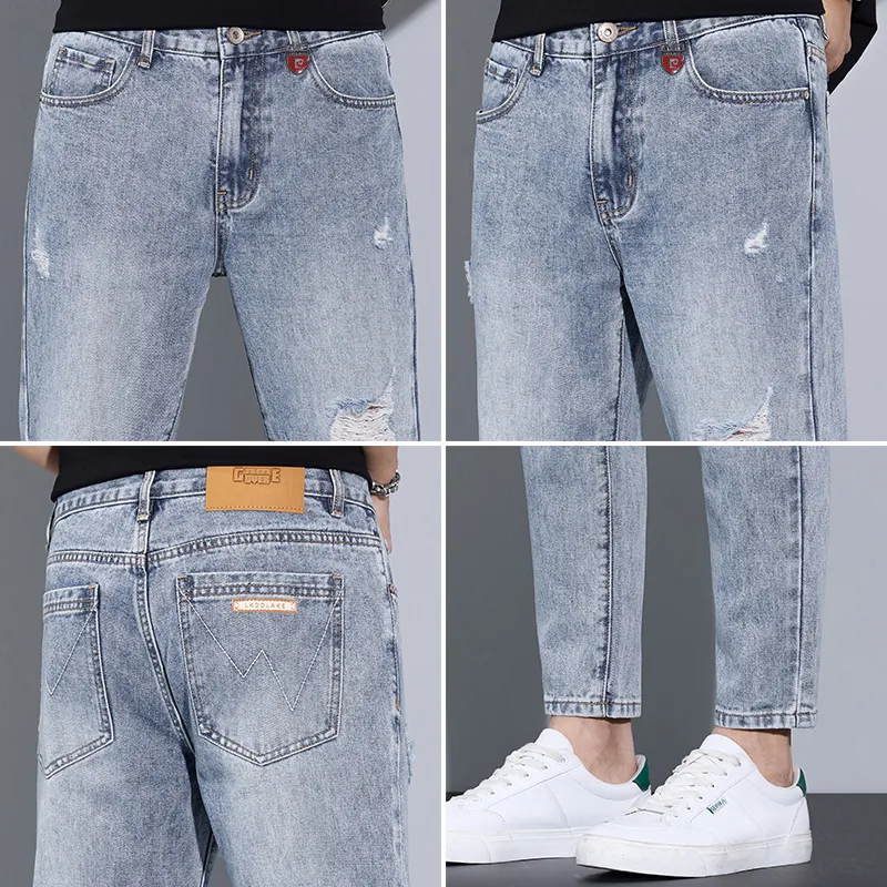 PIERRE CARDIN Jeans Men Blue Gray-4