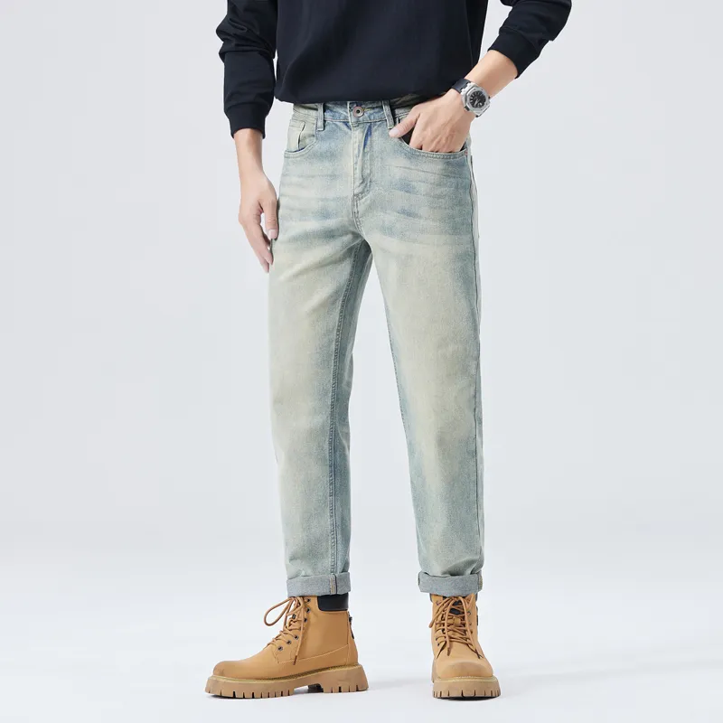 PIERRE CARDIN Jeans Men Yellow Mud-2
