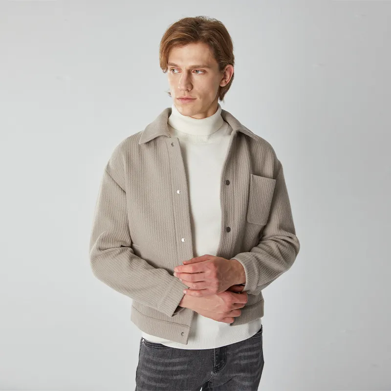 DANIEL HECHTER Jackets Coats Fall And Winter Men's Apricot-5