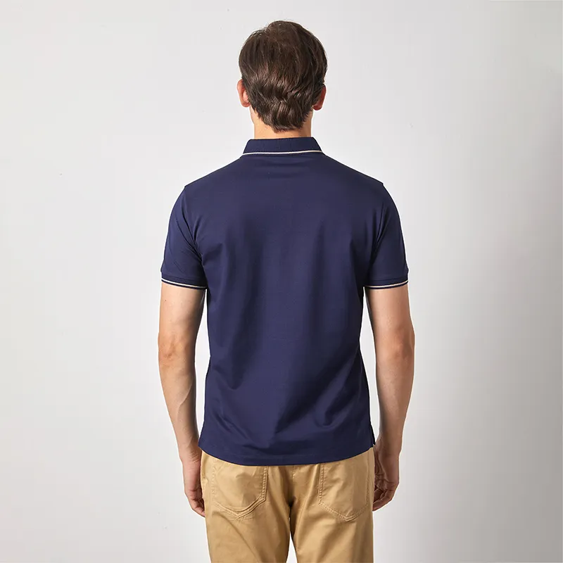 DANIEL HECHTER Polo Shirt Men's Royal Blue-1