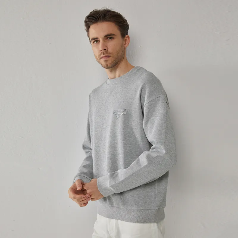 DANIEL HECHTER Sweatshirt Spring Fall Men's Heather Gray-1
