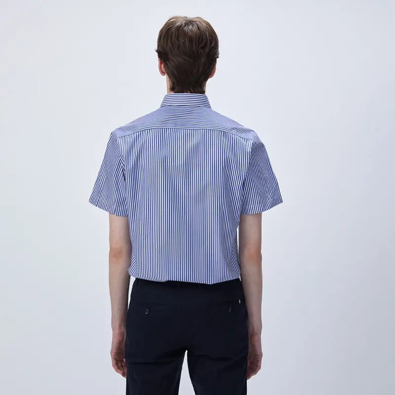 DANIEL HECHTER Shirt Men's Sky Blue Stripes-2