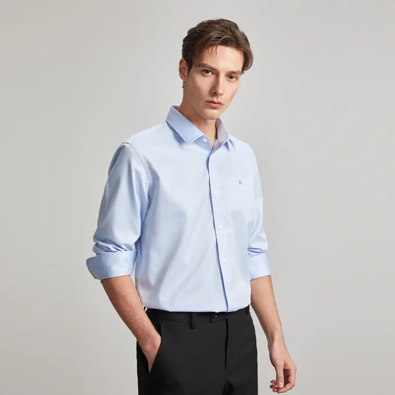 DANIEL HECHTER Shirts Men Sky Blue-5