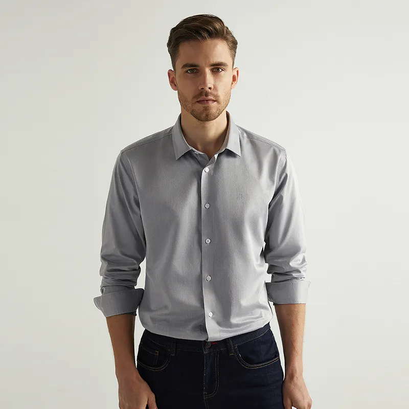 DANIEL HECHTER Shirts Men Gray-3