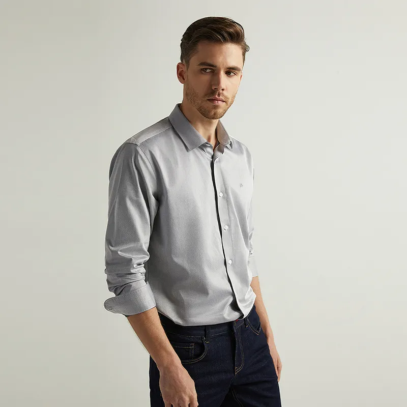 DANIEL HECHTER Shirts Men Gray-4