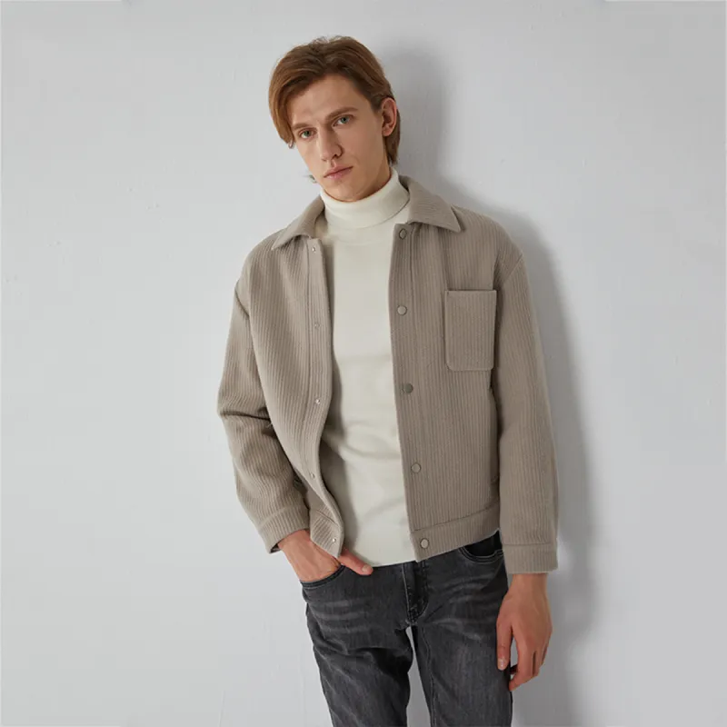 DANIEL HECHTER Jackets Coats Fall And Winter Men's Apricot-1