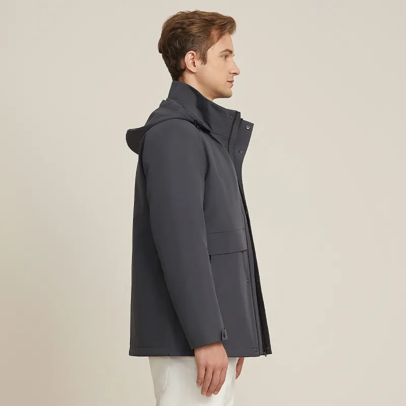 DANIEL HECHTER Down Jacket Men's Dark Gray-3