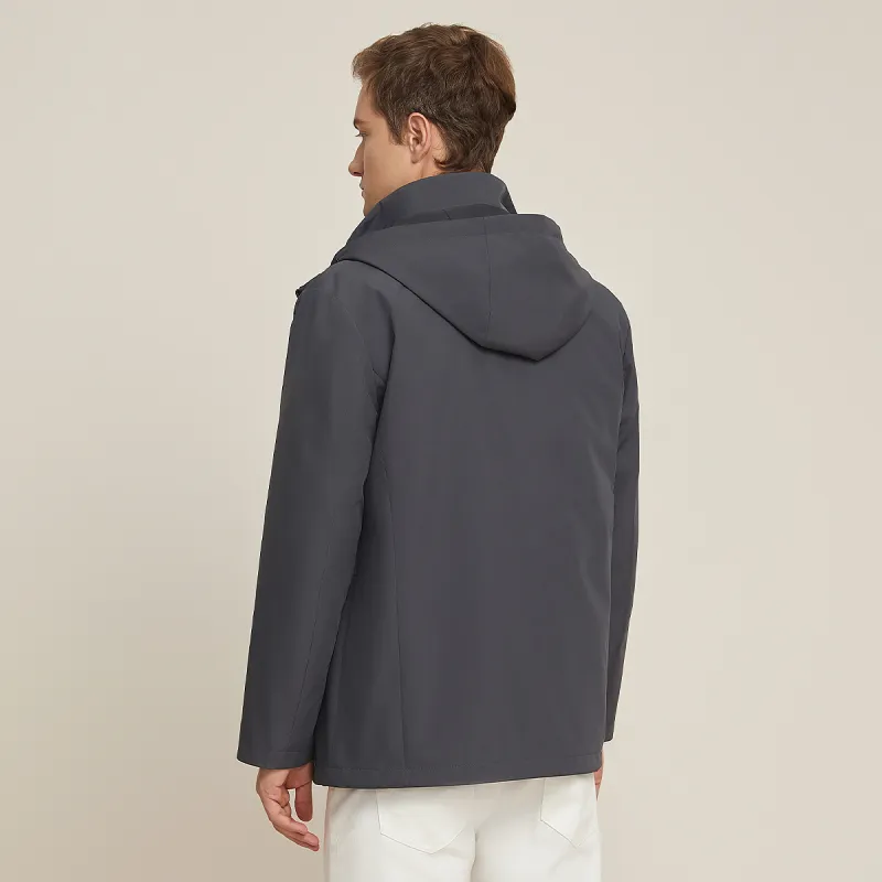 DANIEL HECHTER Down Jacket Men's Dark Gray-1
