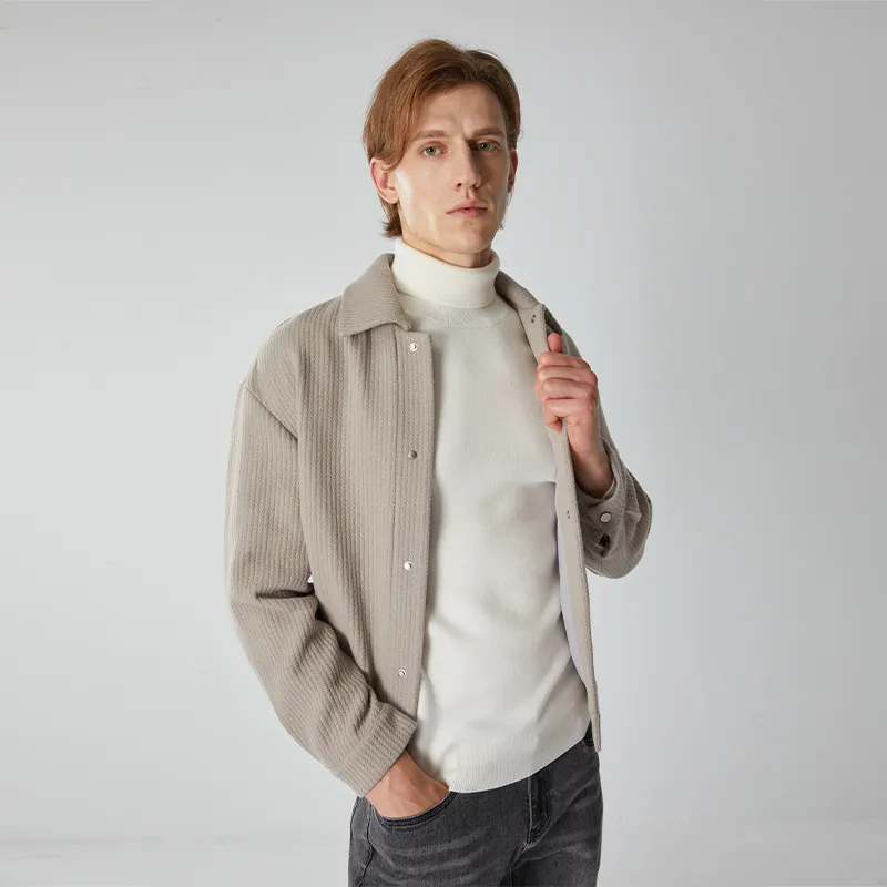 DANIEL HECHTER Jackets Coats Fall And Winter Men's Apricot-2