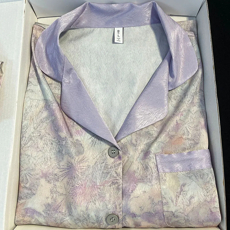 Slimma Pajama Set Women's Light Purple-3