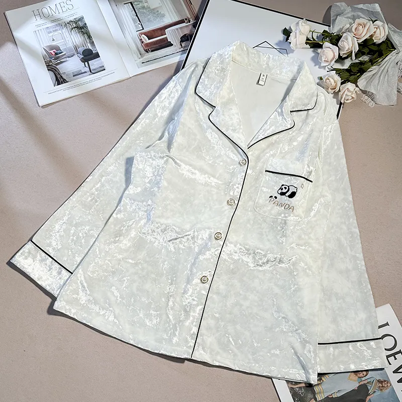 Slimma Pajama Set Women's White-5