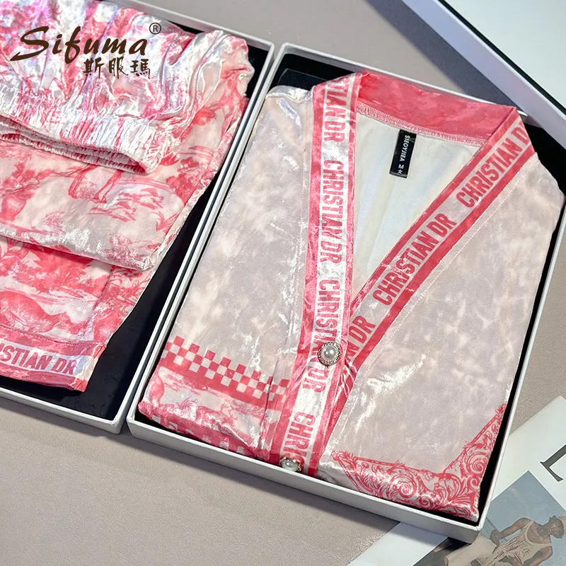 Slimma Pajama Set Women's Image Color-2
