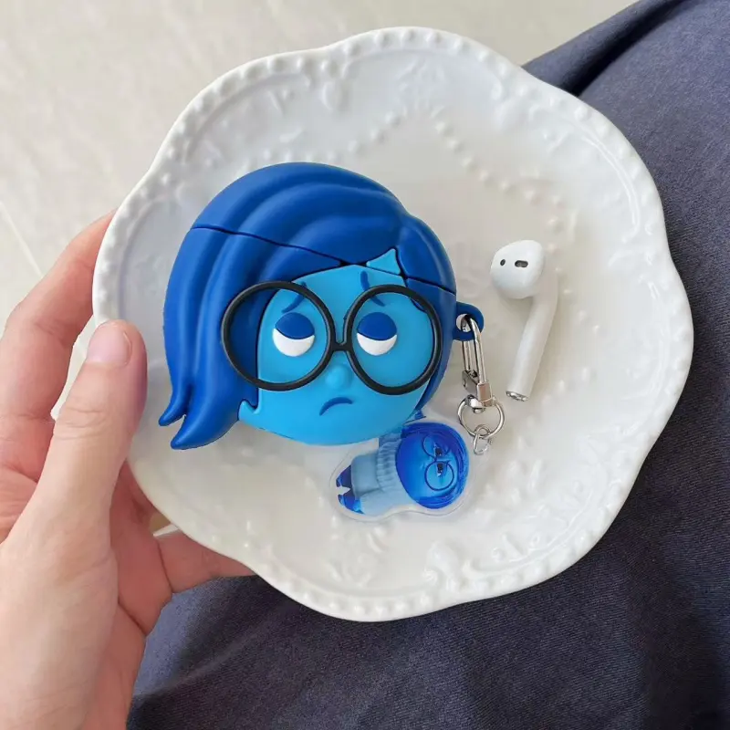 Rindu Compatibility Airpods4/3/Pro/Pro2 Silicone Niche Premium Cartoon Inside Out Cute Impact Resistant Headphone Cases-10