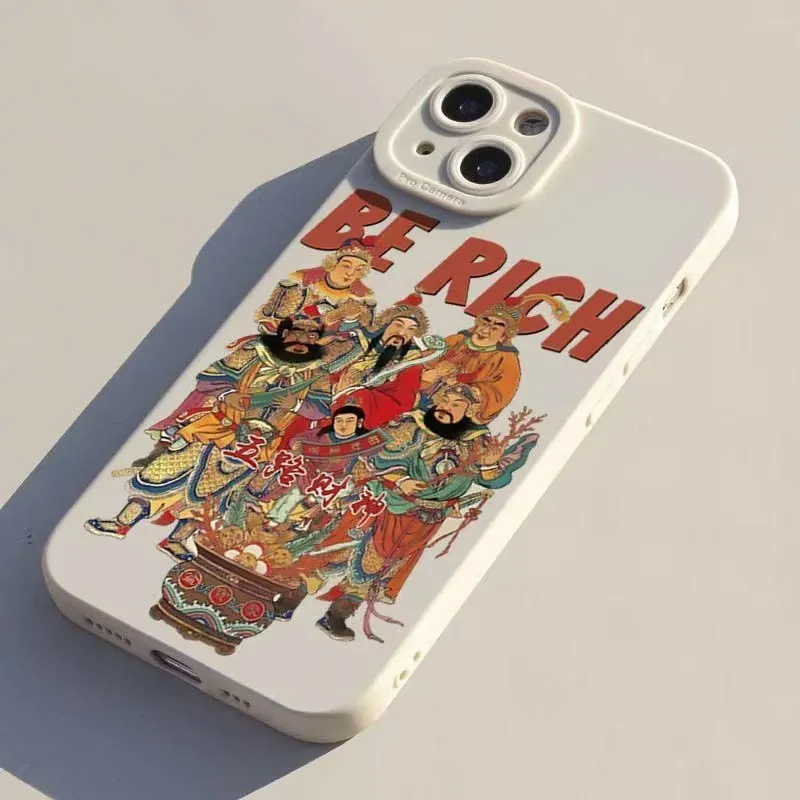 Beams TPU Material Five Elements Wealth Advanced Touch Phone Case Compatibility Iphone16/15/14/13/12/11Pro/ProMax/Plus-6