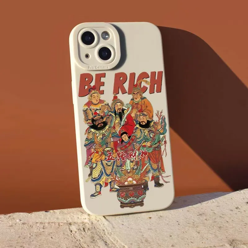 Beams TPU Material Five Elements Wealth Advanced Touch Phone Case Compatibility Iphone16/15/14/13/12/11Pro/ProMax/Plus-7