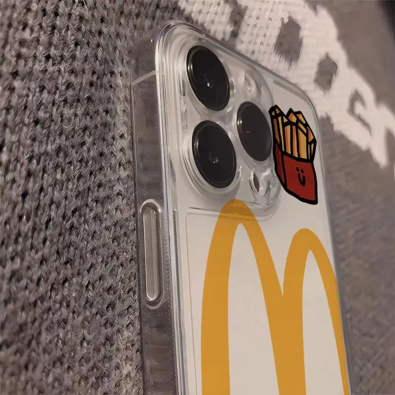 Beams TPU Material Trendy M Fries Ins Wind Phone Case Is Applicable Iphone15/14/13/12/11Pro/ProMax/Plus-4