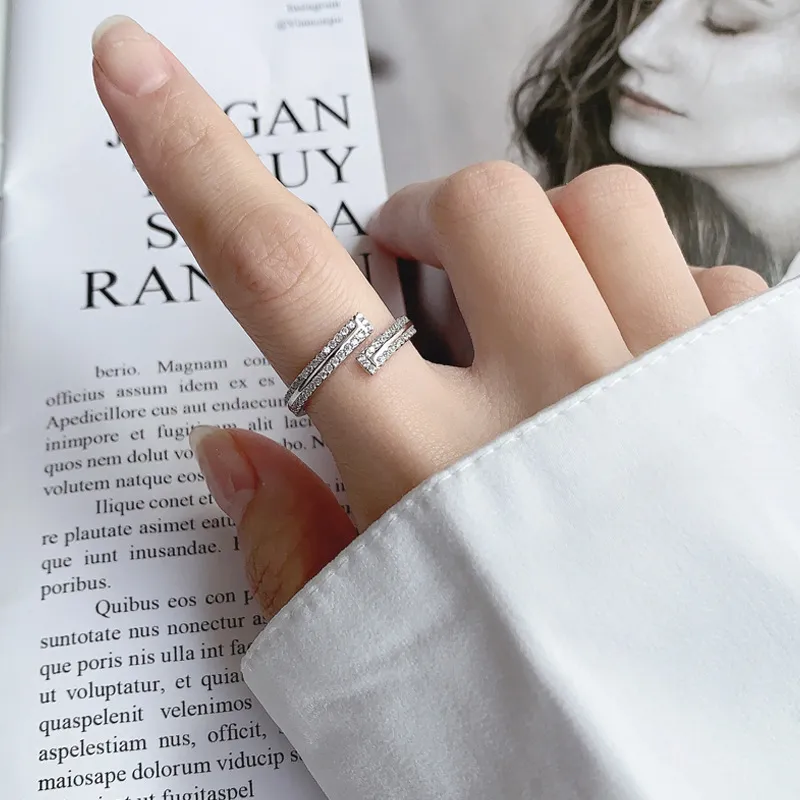 Quarqor S925 Silver Rings Unisex-6