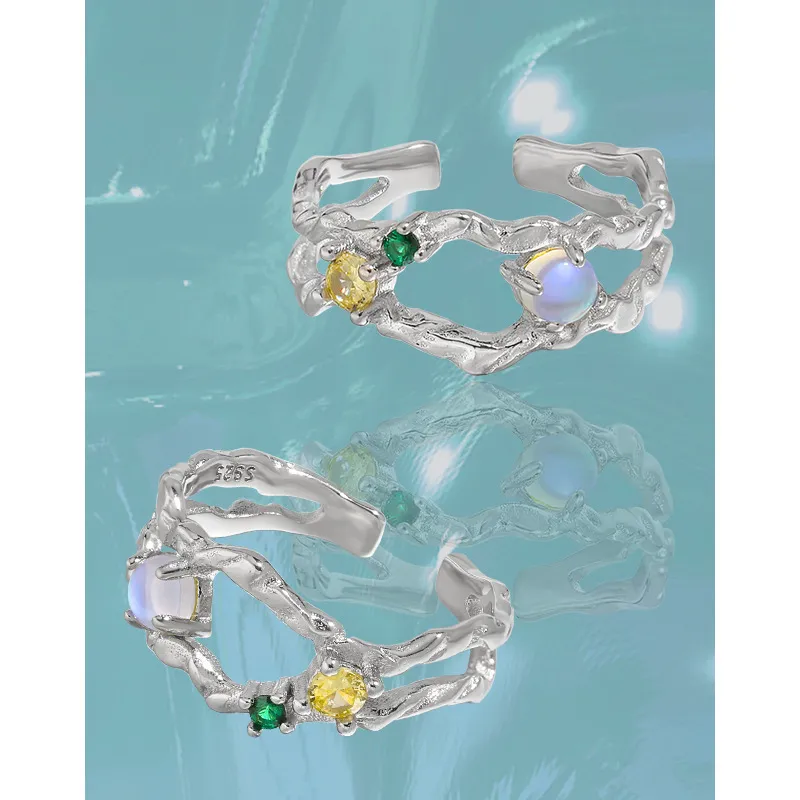 Quarqor S925 Silver Rings Women's-2