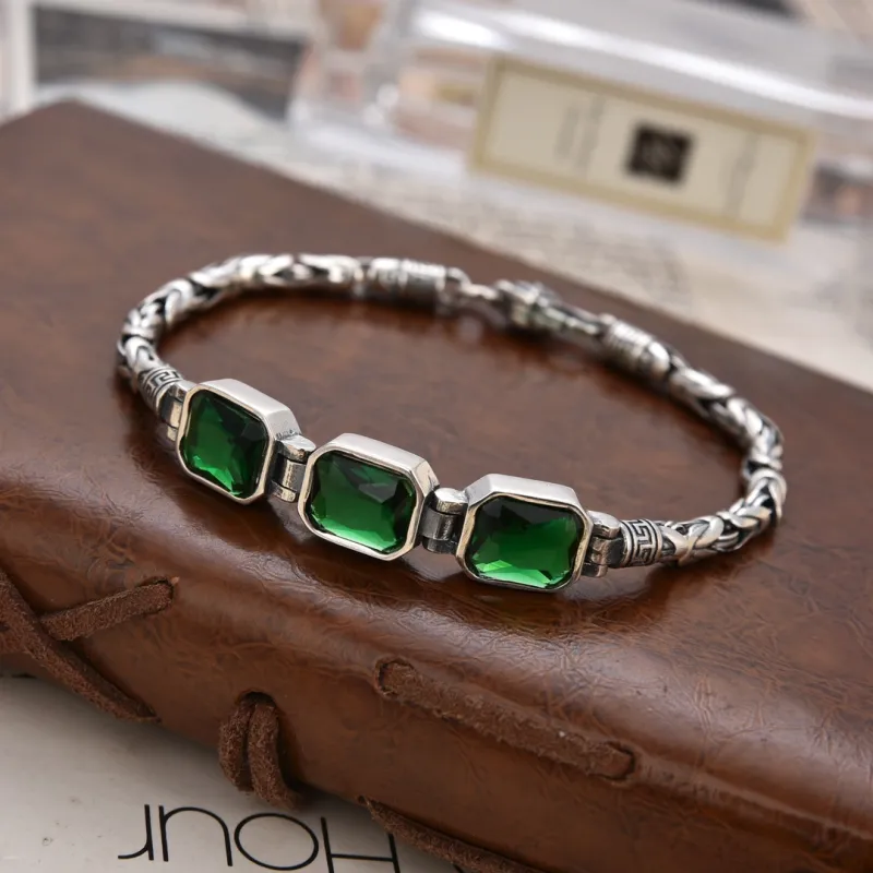 Quarqor S925 Silver Bracelets Unisex-6