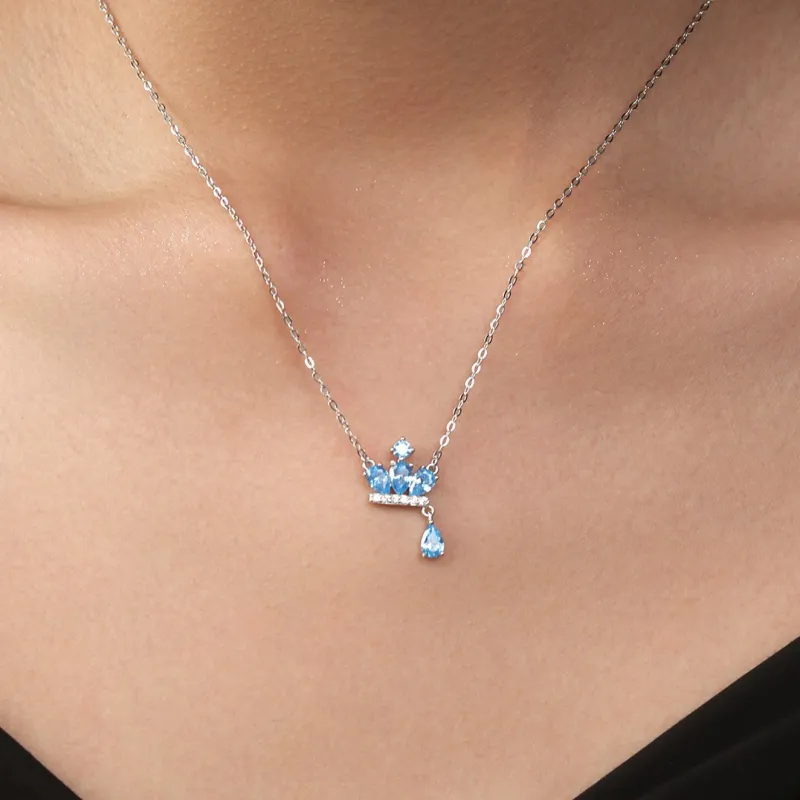 Quarqor 925 Sterling Silver Necklaces Women's-2