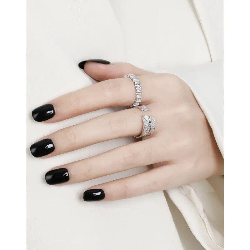 Quarqor S925 Silver Rings Unisex-2