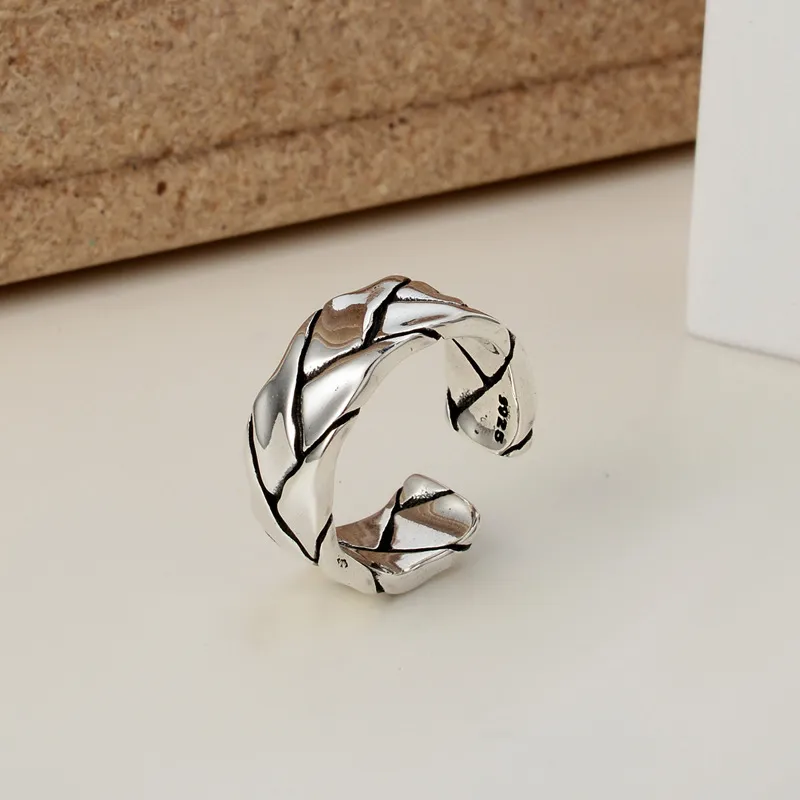 Quarqor S925 Silver Rings Unisex-2