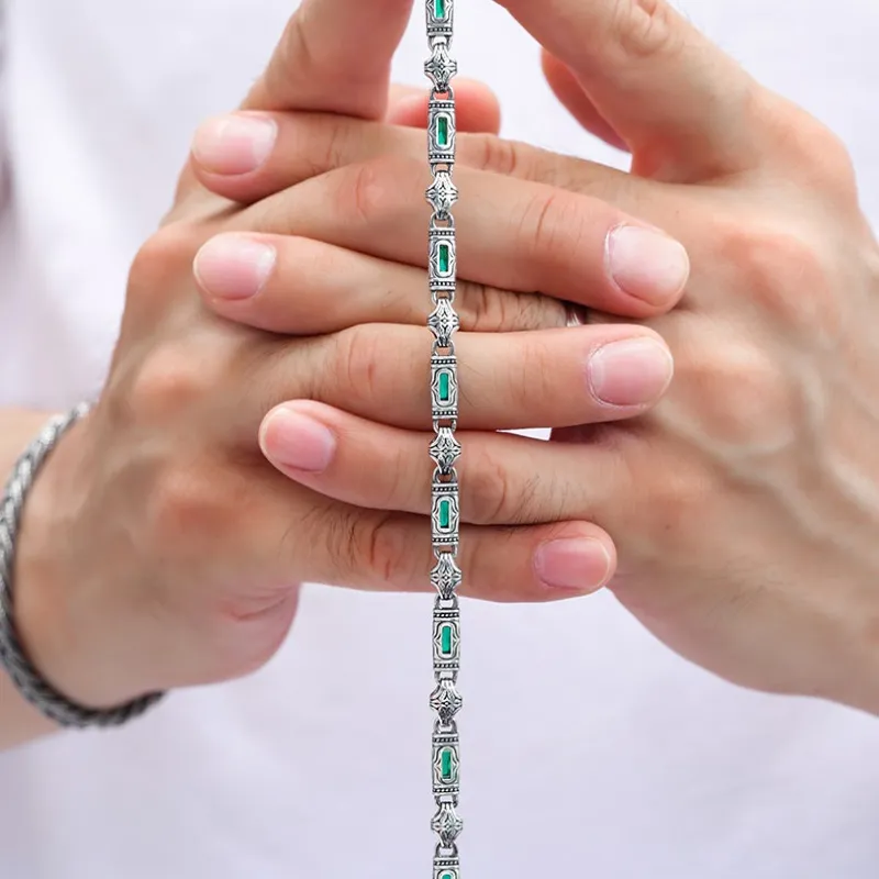 Quarqor S925 Silver Bracelets Unisex-11