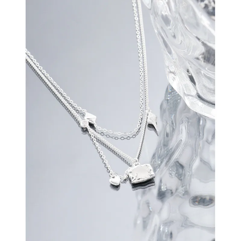 Quarqor S925 Silver Necklaces Women's-2