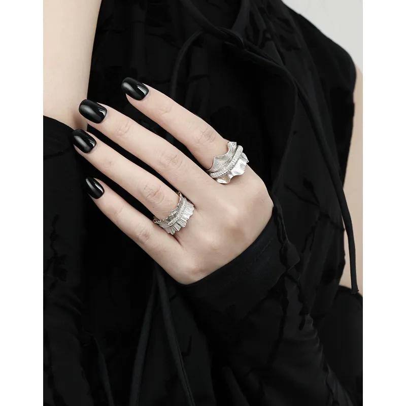Quarqor S925 Sterling Silver Rings Unisex-3