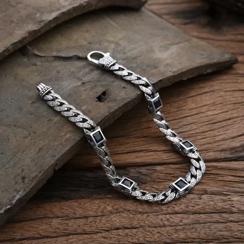 Quarqor S925 Silver Bracelets Men's-11