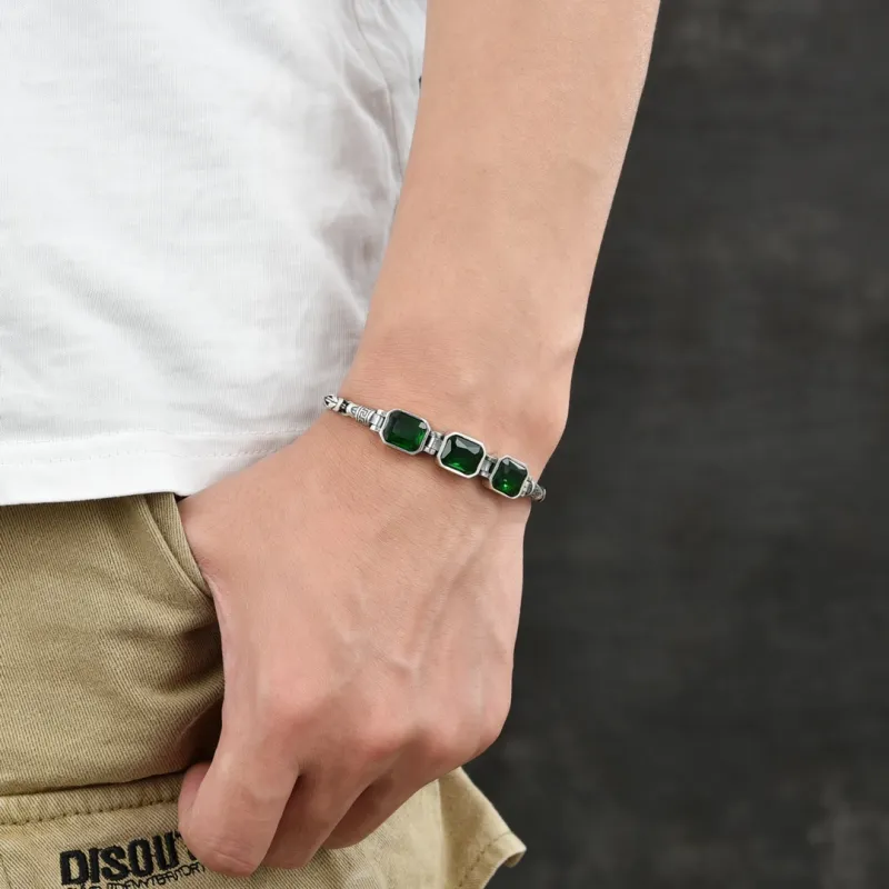 Quarqor S925 Silver Bracelets Unisex-8